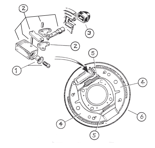 Lockheed trailer brakes exploded diagrams all now obsolete fro Western Towing