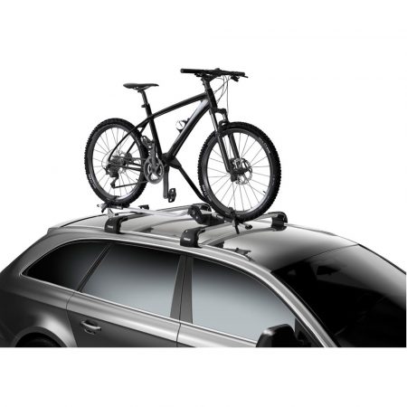 Automatically positions your bike when you secure it, thanks to the uniquely designed frame holder and wheel tray