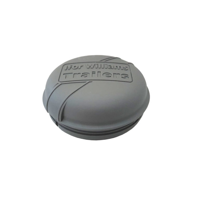 76mm Grey Grease Cap for Ifor Williams Hub