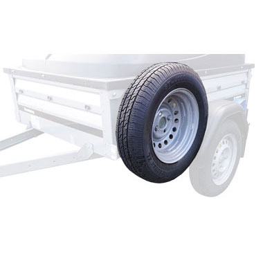 Spare wheel & carrier for Brenderup 1150s, 1205s, 2205s & 2260s