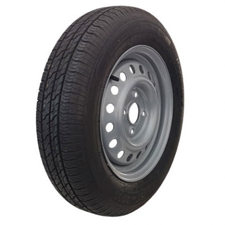 Wheel Rim & Tyre 145/80R13 4Ply 4 stud 100mm PCD 30mm offset