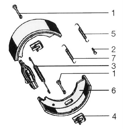 BPW Brake exploded diagram