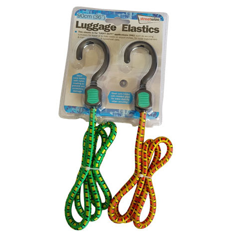 Bungie Cords x2  with Hooks 900mm