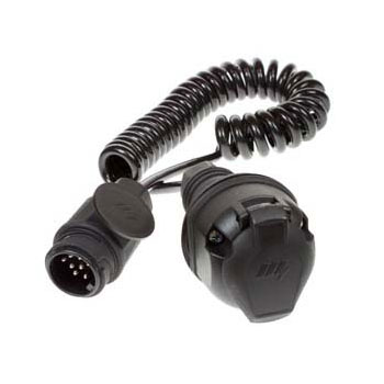 12N (13pin type) Coiled Extension Lead 2.5m