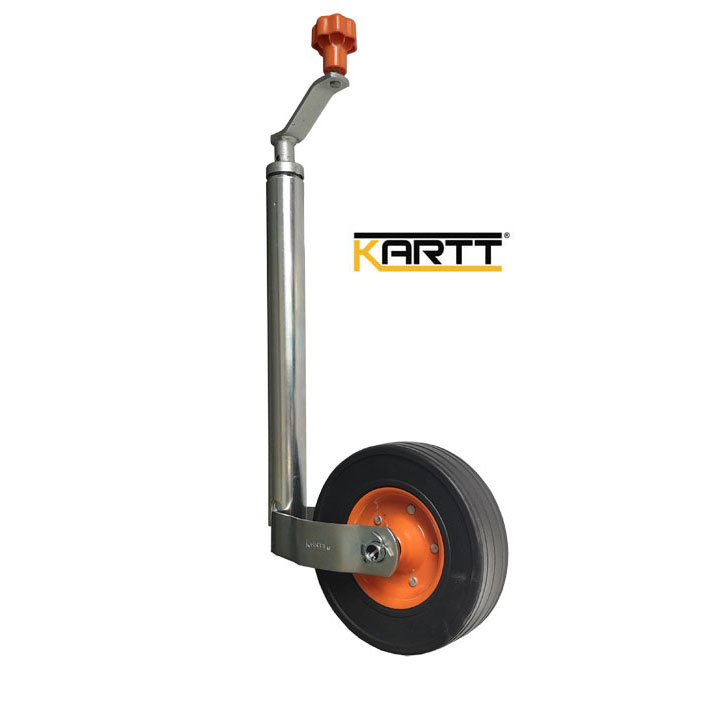 Kartt Caravan 48mm jockey wheel steel rim & wide tyre