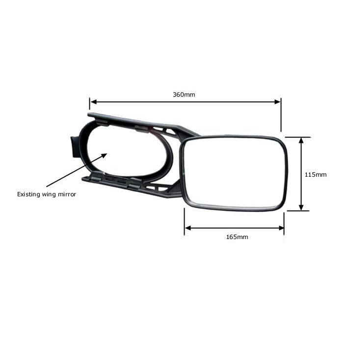 Extension towing mirror for sale from Western Towing