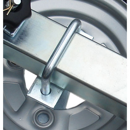 Tracker Boat Trailer Spare Tire Bracket | Side Mount Galvanized
