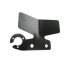 Black Bumper Protector Plate with socket mount