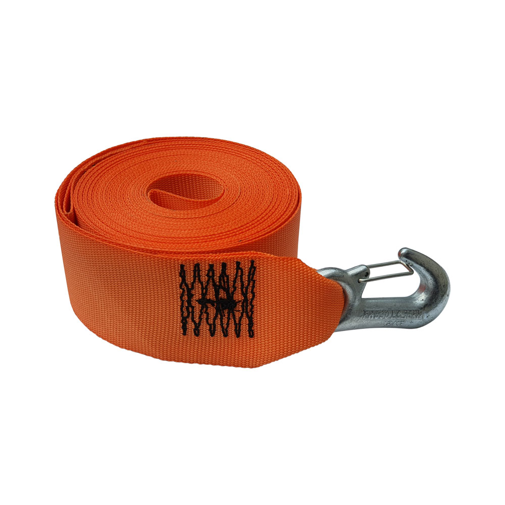 Winch strap 9m long, 60mm Wide, 2000kg for sale from Western Towing