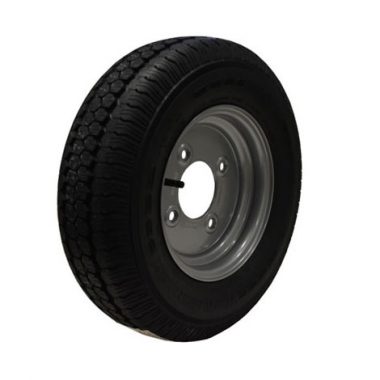Wheel Rim & Tyre 145R10 4 stud 5.5″ PCD No Offset