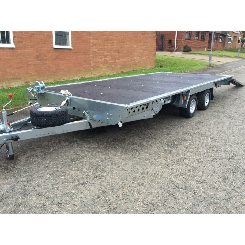 Woodford model FBT130 flat bed trailer