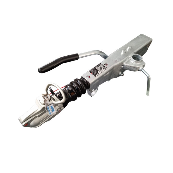 Knott KRV20 pressed steel braked coupling for 80mm box. Western Towing