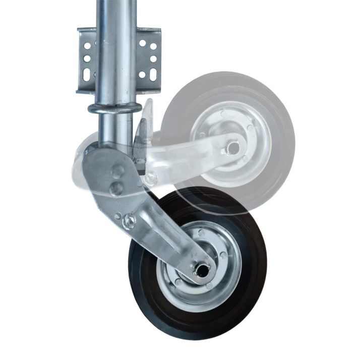 Auto fold 60mm diameter 300kg jockey wheel Western Towing