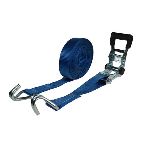2000kg Ratchet strap 4m long 38mm wide with hooks