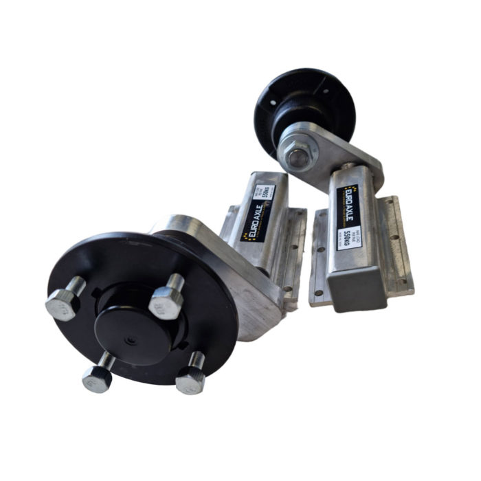 550kg Alloy Trailer Suspension Units with Hubs
