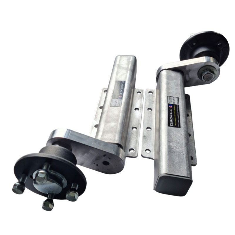 750kg Alloy Trailer Suspension Units with Hubs 4x100mm PCD Western Towing