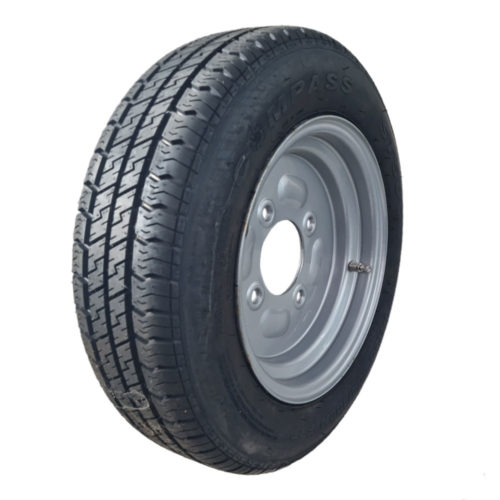 Wheel Rim & Tyre 155/70R12C 4 stud 139.7mm PCD No Offset